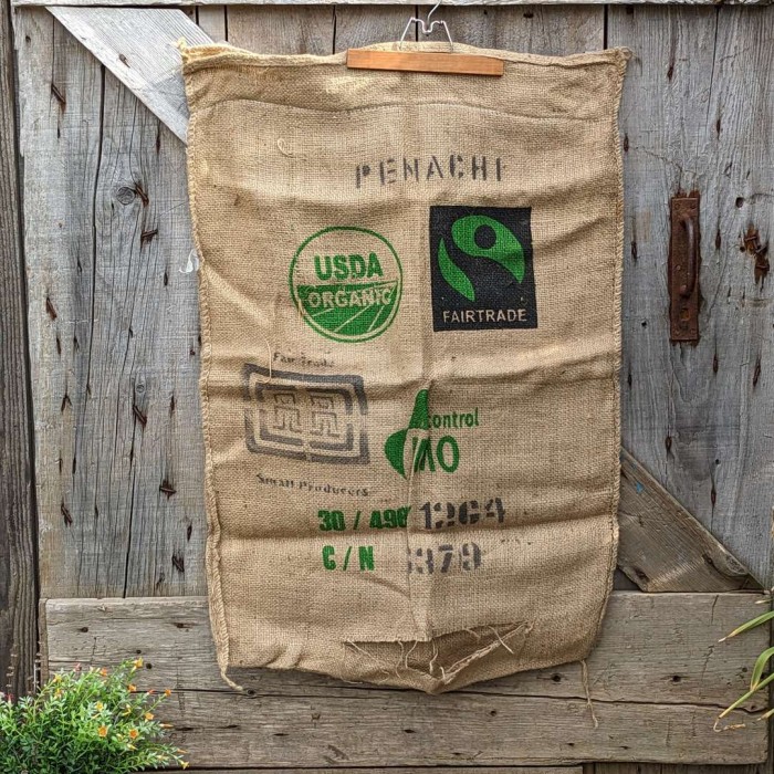 Sac de jute USDA Organic Fairtrade